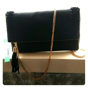 Palermo stitch detail clutch
